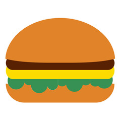 Burger flat icon