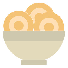 noodles flat icon