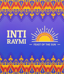 Religious festival Inti Raymi. Inca celebration of the Sun. Pagan holiday in Peru.