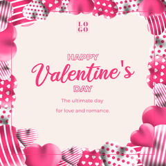 Happy valentine day post for instagram