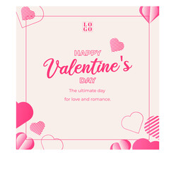 Happy valentine day post for instagram