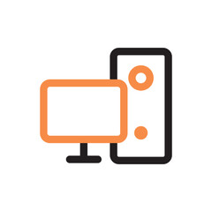 Computer Equipment Icon Two Tone