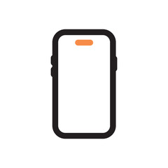 smartphone icon two tone color