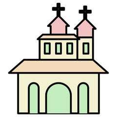 Obraz premium church icon