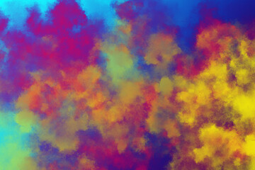 Smokey Cloudy illustration background