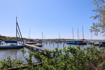 Blick auf den Dümmer See in Niedersachsen	