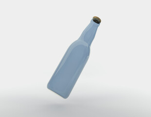 3D Rendered Bottles Mockup Template