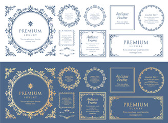 バレンタインデーのフレーム。上品な額縁。美しいデザイン装飾。