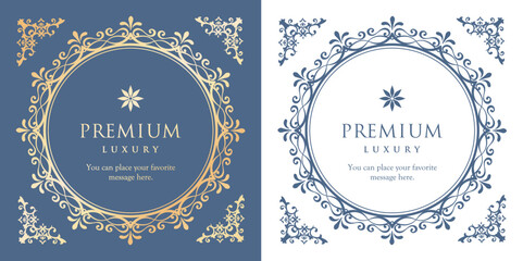 バレンタインデーのフレーム。上品な額縁。美しいデザイン装飾。