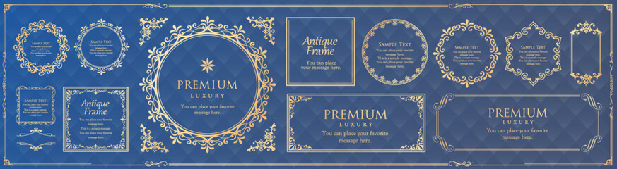 バレンタインデーのフレーム。上品な額縁。美しいデザイン装飾。