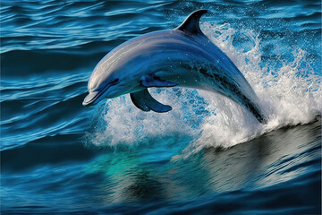  a dolphin jumping out of the water with its mouth open and its mouth wide open, with its mouth wide open, and its mouth wide open mouth wide open, with water, its mouth,.