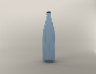 3D Rendered Bottles Mockup Template