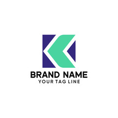 Letter K logo concept