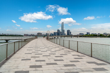 Fototapeta premium Modern Urban Architectural Landscape of Suzhou, China