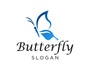 Logo about Butterfly on white background. created using the CorelDraw application.