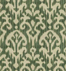 Ikat Seamless Background Pattern  digital printing textile illustration