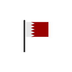 Bahrain independence day icon set vector sign symbol