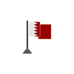 Bahrain independence day icon set vector sign symbol