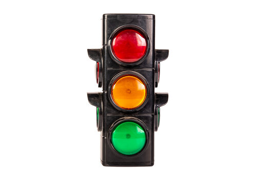 traffic lights on isolated no background png.
