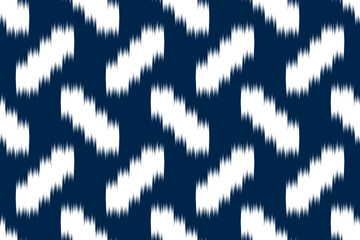 Fabric ikat pattern art. Geometric ethnic seamless pattern traditional. American, Mexican style. Design for background, wallpaper, illustration, fabric, clothing, carpet, textile, batik, embroidery.