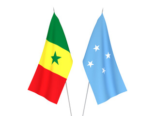 Republic of Senegal and Federated States of Micronesia flags