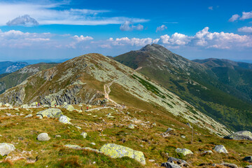 Tatry Niżne szlak - okolice góry Dumbier Słowacja