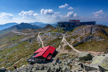 Chopok i "Kamenná chata pod Chopkom" Tatry Niżne