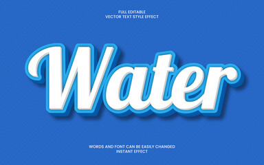 Water Text Effect