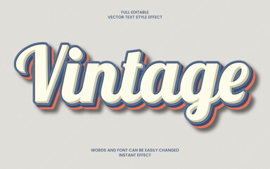 Vintage Text Effect
