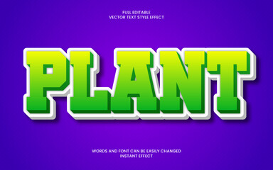 Plant Text Effect