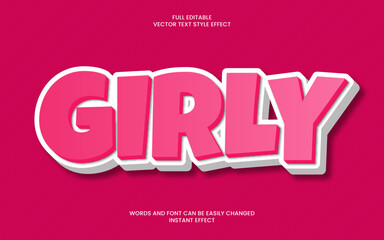Girly Text Effect