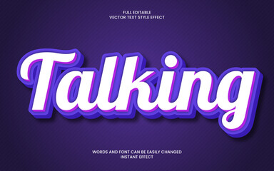 Talking Text Effect