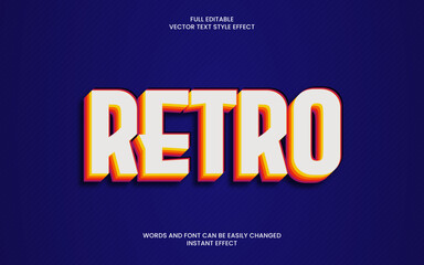 Retro Text Effect