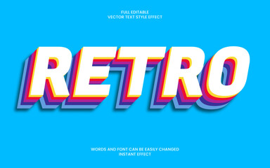 Retro Text Effect