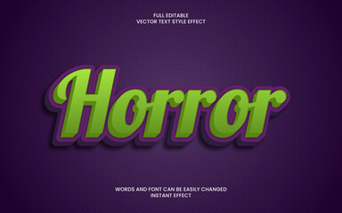 Fototapeta premium Horror Text Effect