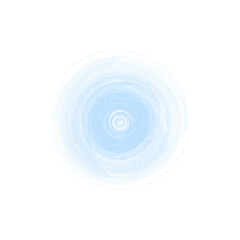abstract blue spiral circle shape