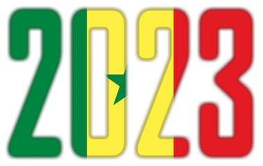 2023 - With the Flag of Senegal