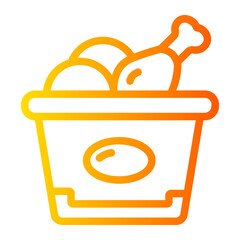 Line Flaticon gradient icon