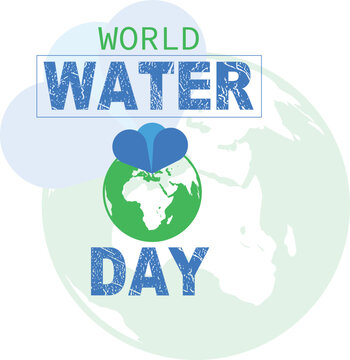 world water day poster design template