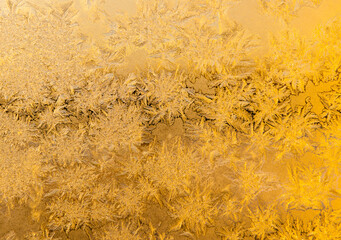 Frost patterns on glass (background)