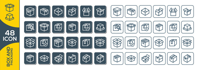 BOX ICON SET DESYGN