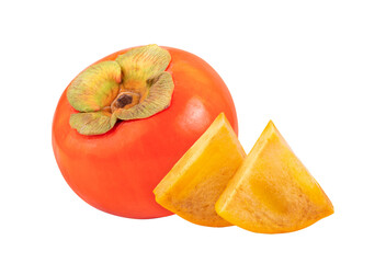 persimmons isolated on transparent png