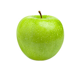 fresh green apple isolated on transparent png