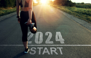Waiting to start the new year 2024 and to reach new goals and achievements.
