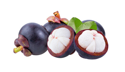 mangosteen on transparent png