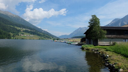 Rechensee Pass in Italien
