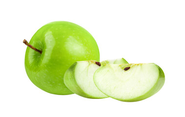  Fresh Green Apple Isolated on transparent png