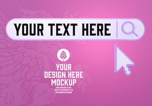 Url Navigator Bar Mockup