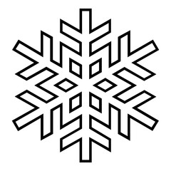 Snowflake symbol icon