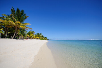 Beach Le Morne in Mauritius 